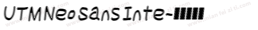 UTM Neo Sans Inte字体转换